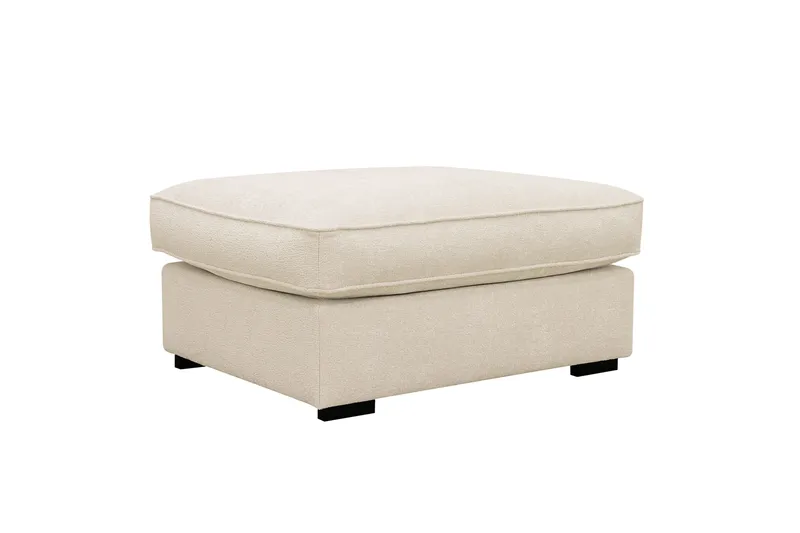 Rossita lyx Fodskammel - Beige Chenille - Møbler - Stole & lænestole - Taburet & skammel - Puf