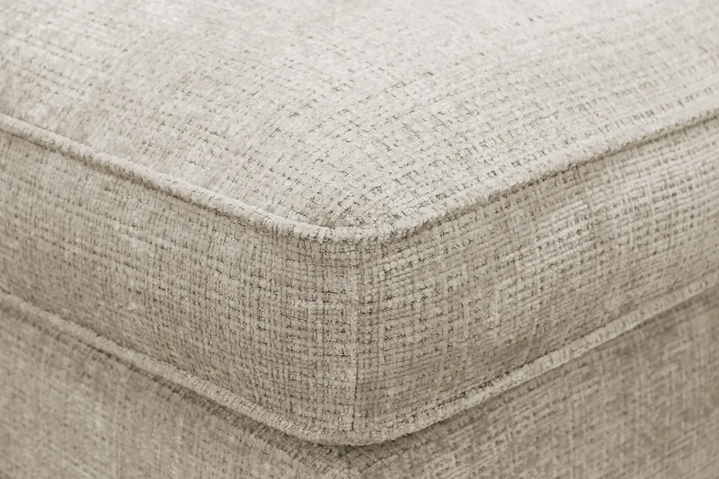 Rossita lyx Fodskammel - Beige Chenille - Møbler - Stole & lænestole - Taburet & skammel - Puf