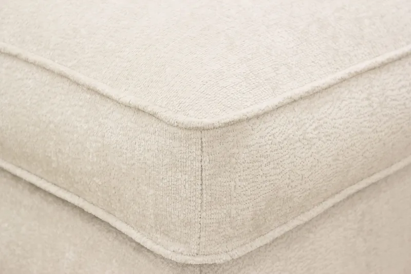 Rossita lyx Fodskammel - Beige Chenille - Møbler - Stole & lænestole - Taburet & skammel - Puf