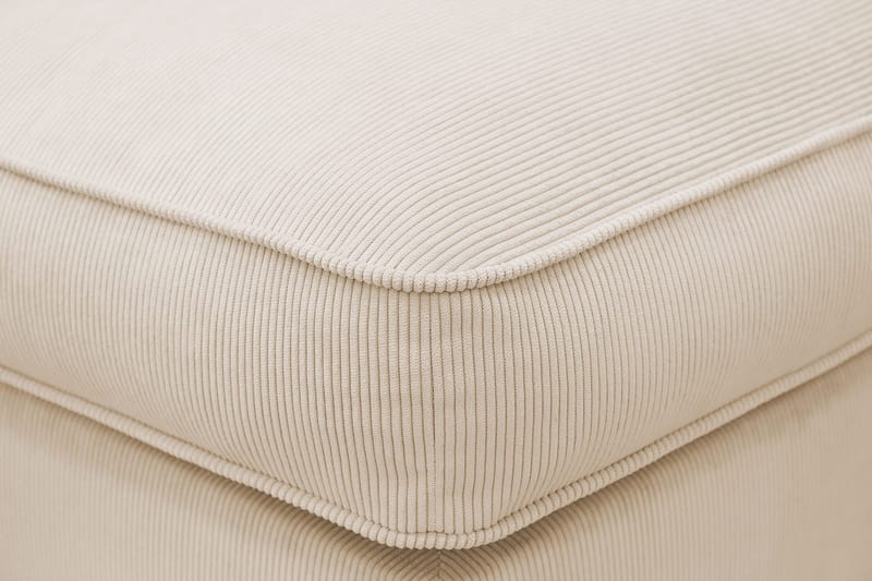 Rossita lyx Fodskammel - Beige Jernbanefløjl - Møbler - Stole & lænestole - Taburet & skammel - Puf