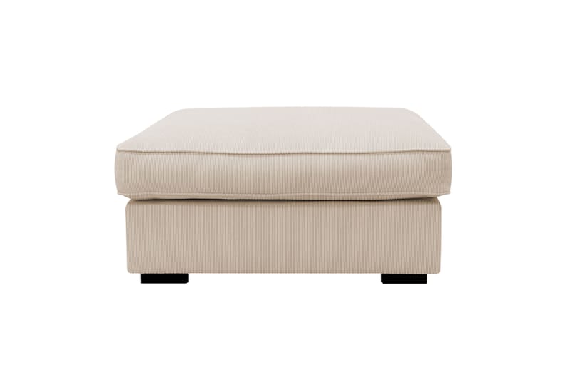 Rossita lyx Fodskammel - Beige Jernbanefløjl - Møbler - Stole & lænestole - Taburet & skammel - Puf