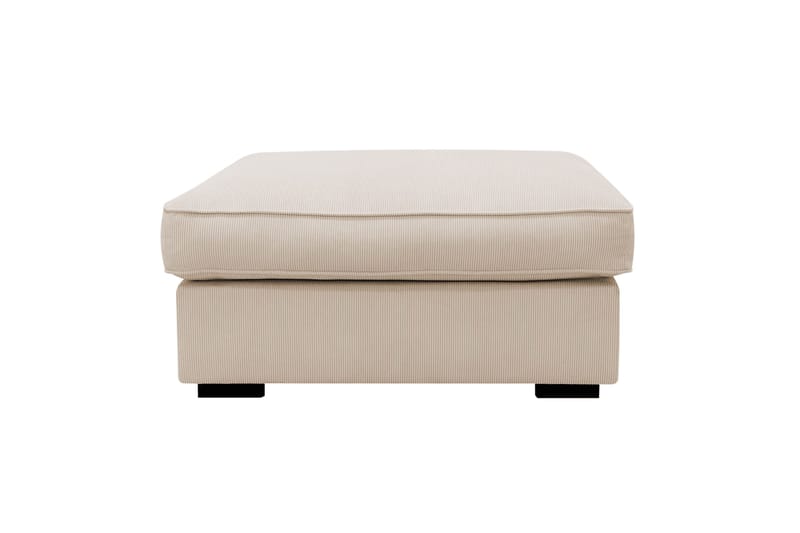 Rossita lyx Fodskammel - Beige Jernbanefløjl - Møbler - Stole & lænestole - Taburet & skammel - Puf