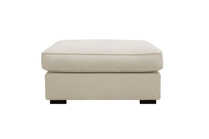Rossita lyx Fodskammel - Beige Stof - Møbler - Stole & lænestole - Taburet & skammel - Puf