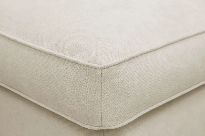 Rossita lyx Fodskammel - Beige Stof - Møbler - Stole & lænestole - Taburet & skammel - Puf