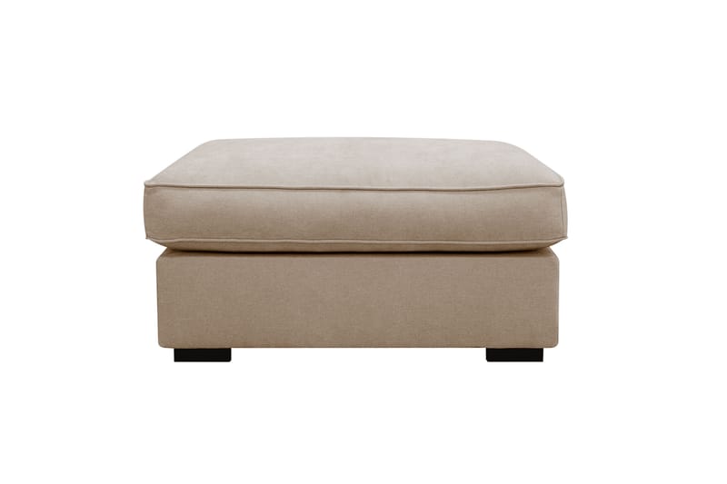 Rossita lyx Fodskammel - Beige Stof - Møbler - Stole & lænestole - Taburet & skammel - Puf