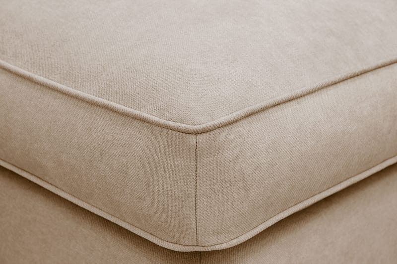 Rossita lyx Fodskammel - Beige Stof - Møbler - Stole & lænestole - Taburet & skammel - Puf