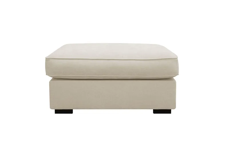 Rossita lyx Fodskammel - Beige Stof - Møbler - Stole & lænestole - Taburet & skammel - Puf