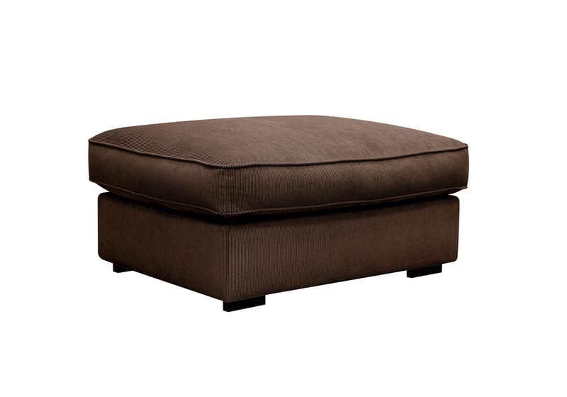 Rossita lyx Fodskammel - Brun Jernbanefløjl - Møbler - Stole & lænestole - Taburet & skammel - Puf