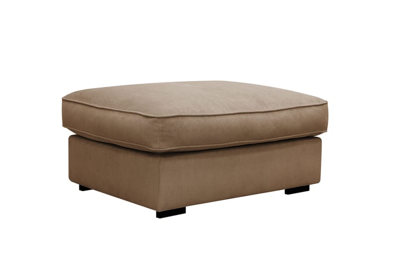 Rossita lyx Fodskammel - Brun Jernbanefløjl - Møbler - Stole & lænestole - Taburet & skammel - Puf