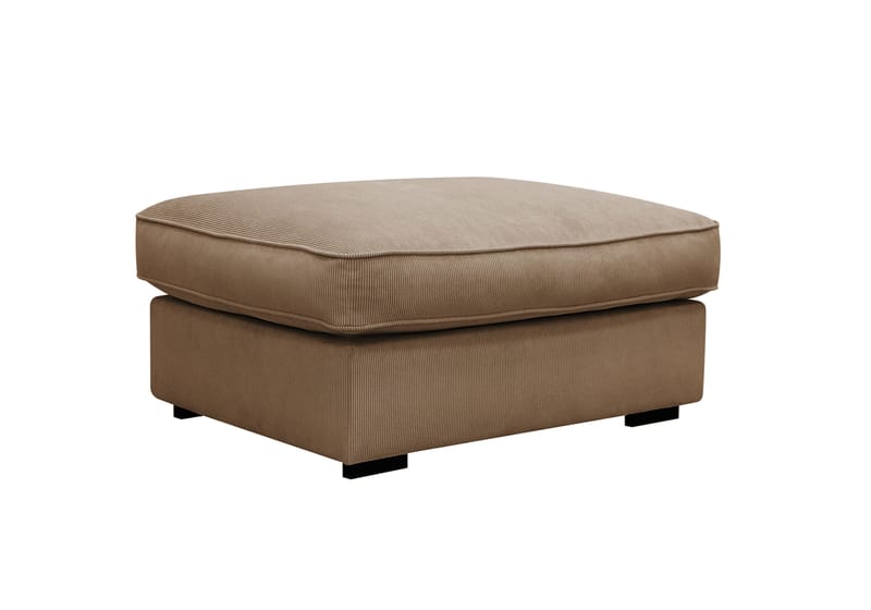 Rossita lyx Fodskammel - Brun Jernbanefløjl - Møbler - Stole & lænestole - Taburet & skammel - Puf