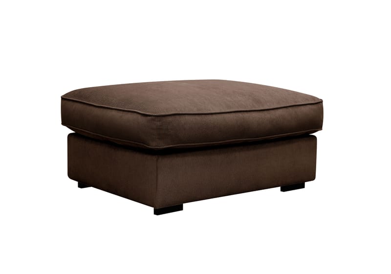 Rossita lyx Fodskammel - Brun Jernbanefløjl - Møbler - Stole & lænestole - Taburet & skammel - Puf