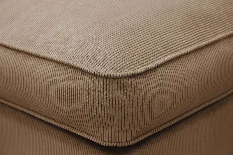 Rossita lyx Fodskammel - Brun Jernbanefløjl - Møbler - Stole & lænestole - Taburet & skammel - Puf