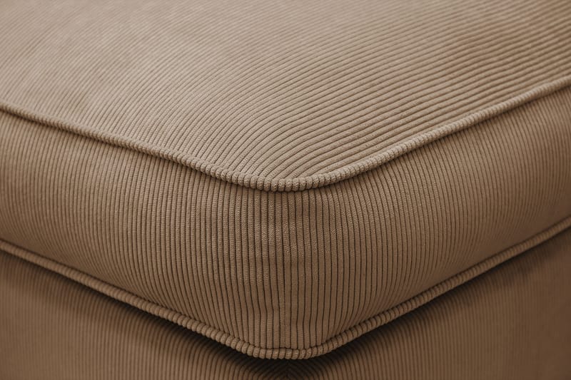 Rossita lyx Fodskammel - Brun Jernbanefløjl - Møbler - Stole & lænestole - Taburet & skammel - Puf