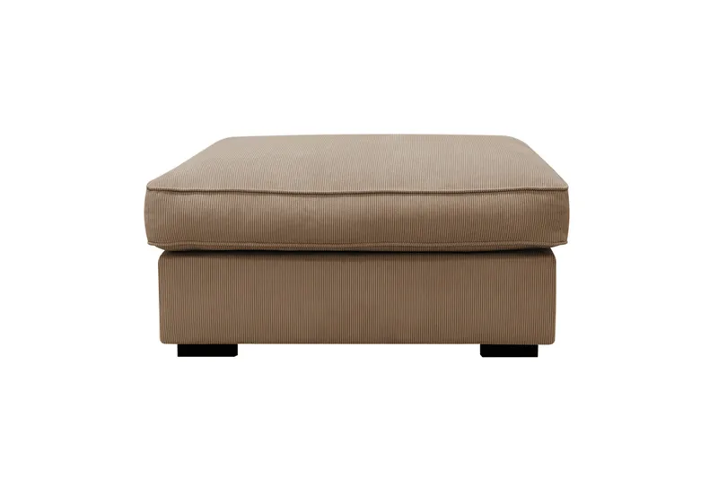 Rossita lyx Fodskammel - Brun Jernbanefløjl - Møbler - Stole & lænestole - Taburet & skammel - Puf