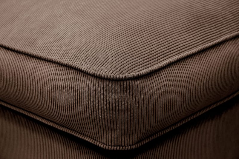 Rossita lyx Fodskammel - Brun Jernbanefløjl - Møbler - Stole & lænestole - Taburet & skammel - Puf