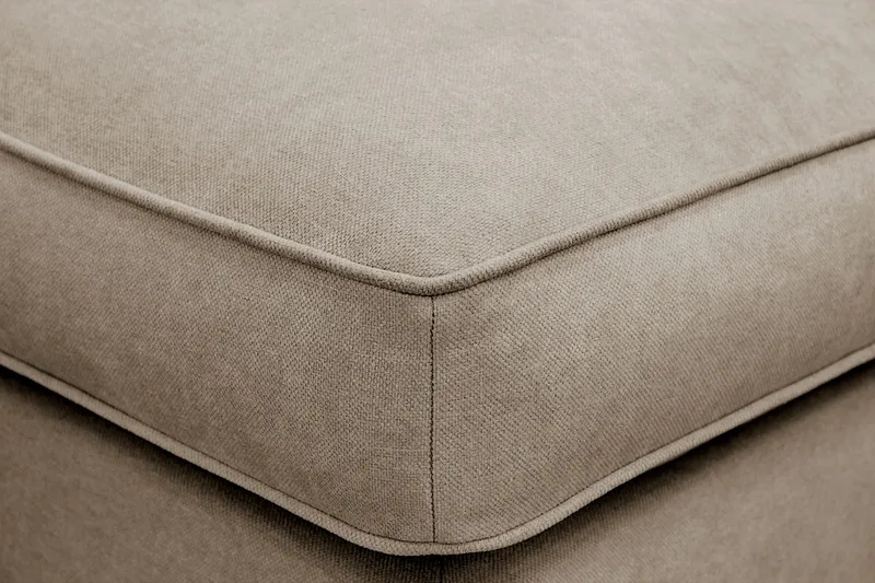 Rossita lyx Fodskammel - Brun Stof - Møbler - Stole & lænestole - Taburet & skammel - Puf