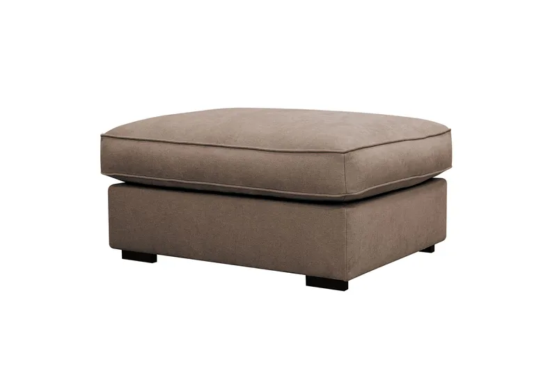 Rossita lyx Fodskammel, Brun Stof