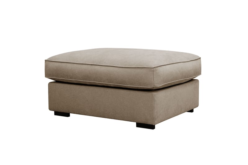 Rossita lyx Fodskammel, Brun Stof