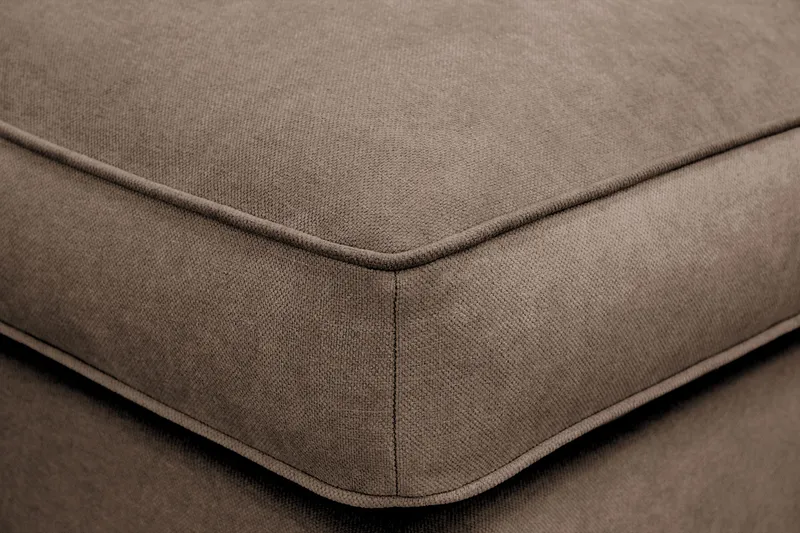 Rossita lyx Fodskammel - Brun Stof - Møbler - Stole & lænestole - Taburet & skammel - Puf