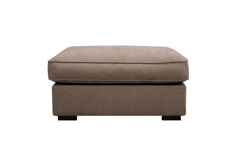 Rossita lyx Fodskammel - Brun Stof - Møbler - Stole & lænestole - Taburet & skammel - Puf