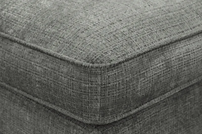 Rossita lyx Fodskammel - Grå Chenille - Møbler - Stole & lænestole - Taburet & skammel - Puf