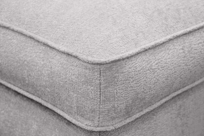 Rossita lyx Fodskammel - Grå Chenille - Møbler - Stole & lænestole - Taburet & skammel - Puf