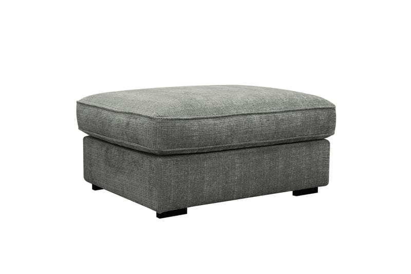 Rossita lyx Fodskammel - Grå Chenille - Møbler - Stole & lænestole - Taburet & skammel - Puf