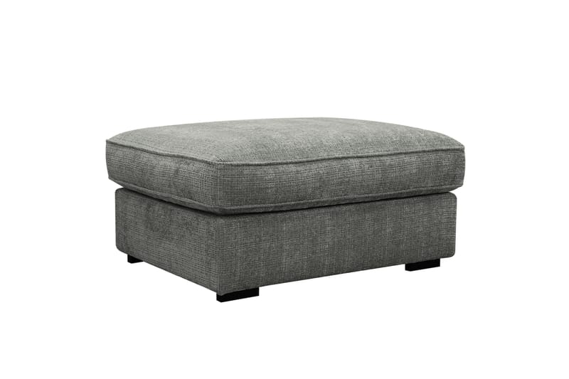 Rossita lyx Fodskammel - Grå Chenille - Møbler - Stole & lænestole - Taburet & skammel - Puf