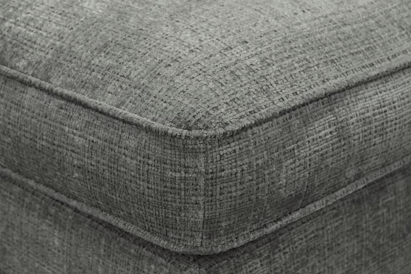 Rossita lyx Fodskammel - Grå Chenille - Møbler - Stole & lænestole - Taburet & skammel - Puf