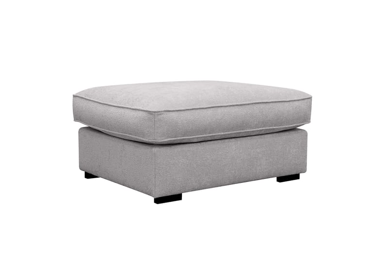 Rossita lyx Fodskammel - Grå Chenille - Møbler - Stole & lænestole - Taburet & skammel - Puf