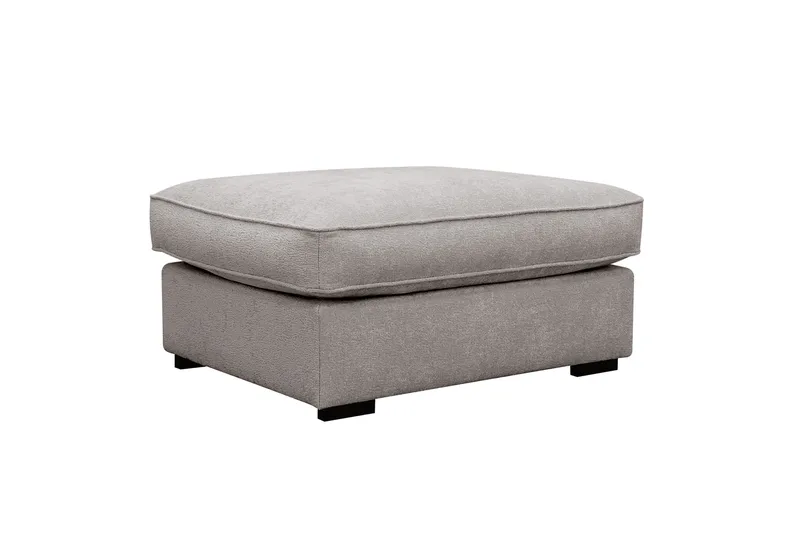 Rossita lyx Fodskammel - Grå/Brun Chenille - Møbler - Stole & lænestole - Taburet & skammel - Puf