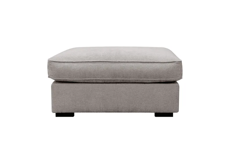 Rossita lyx Fodskammel - Grå/Brun Chenille - Møbler - Stole & lænestole - Taburet & skammel - Puf