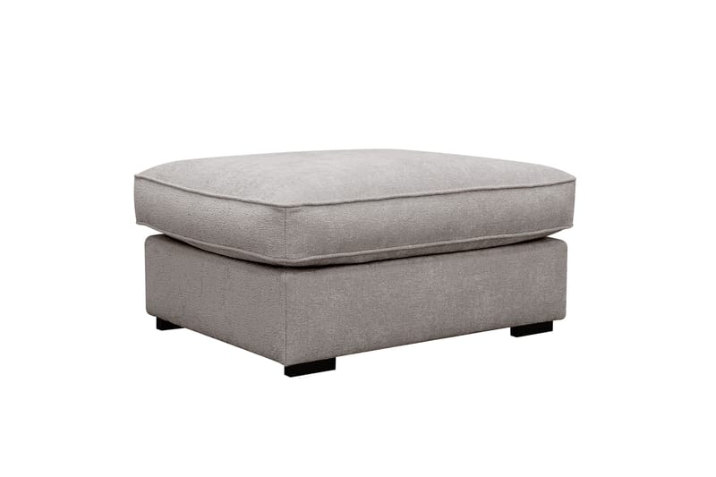 Rossita lyx Fodskammel - Grå/Brun Chenille - Møbler - Stole & lænestole - Taburet & skammel - Puf