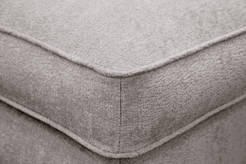 Rossita lyx Fodskammel - Grå/Brun Chenille - Møbler - Stole & lænestole - Taburet & skammel - Puf