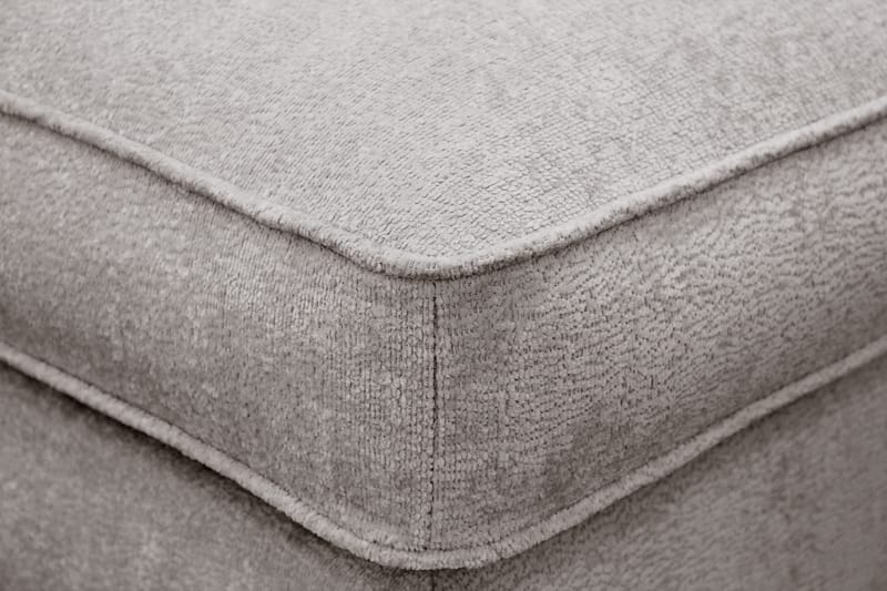 Rossita lyx Fodskammel - Grå/Brun Chenille - Møbler - Stole & lænestole - Taburet & skammel - Puf