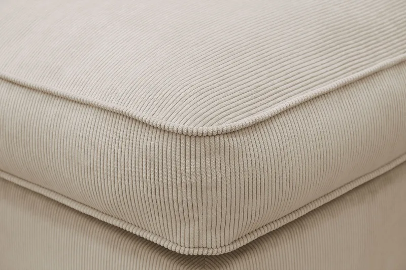 Rossita lyx Fodskammel - Greige Manchester - Møbler - Stole & lænestole - Taburet & skammel - Puf