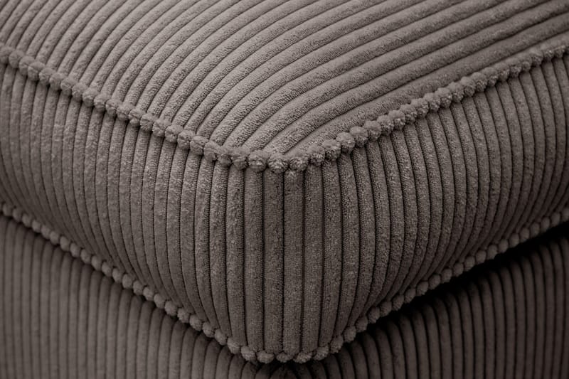 Rossita lyx Fodskammel - Mørkegrå Jernbanefløjl - Møbler - Stole & lænestole - Taburet & skammel - Puf