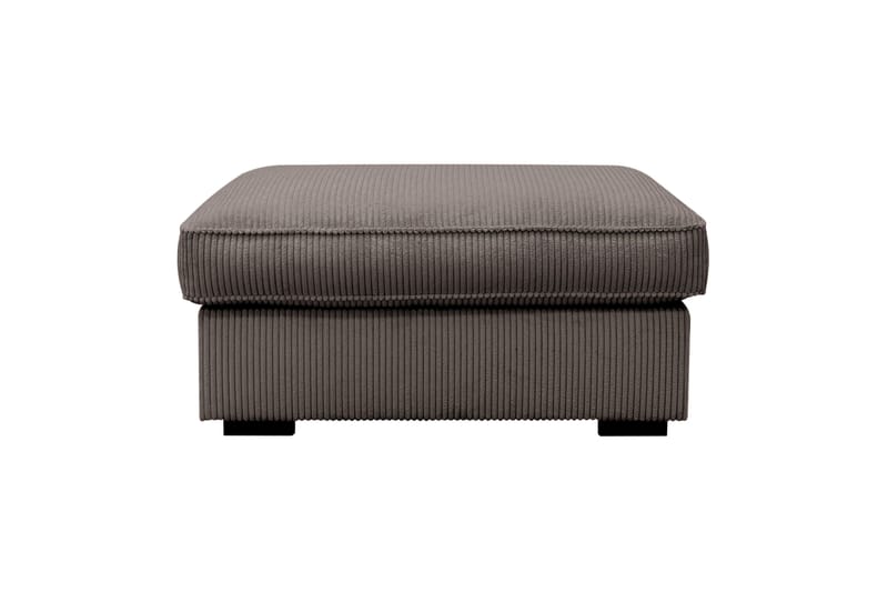 Rossita lyx Fodskammel - Mørkegrå Jernbanefløjl - Møbler - Stole & lænestole - Taburet & skammel - Puf