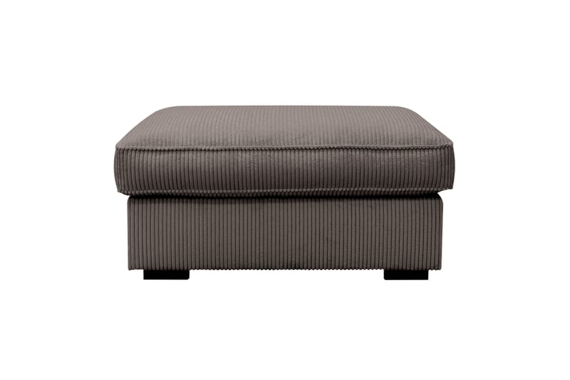 Rossita lyx Fodskammel - Mørkegrå Jernbanefløjl - Møbler - Stole & lænestole - Taburet & skammel - Puf