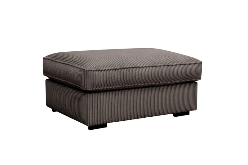 Rossita lyx Fodskammel - Mørkegrå Jernbanefløjl - Møbler - Stole & lænestole - Taburet & skammel - Puf