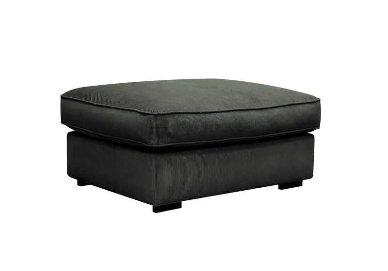 Rossita lyx Fodskammel - Mørkegrøn Jernbanefløjl - Møbler - Stole & lænestole - Taburet & skammel - Puf