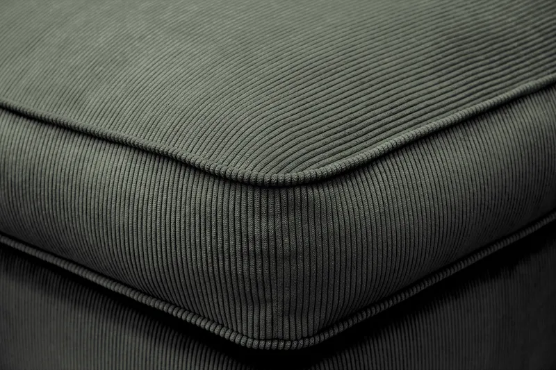 Rossita lyx Fodskammel - Mørkegrøn Jernbanefløjl - Møbler - Stole & lænestole - Taburet & skammel - Puf