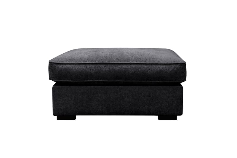 Rossita lyx Fodskammel - Sort Chenille - Møbler - Stole & lænestole - Taburet & skammel - Puf