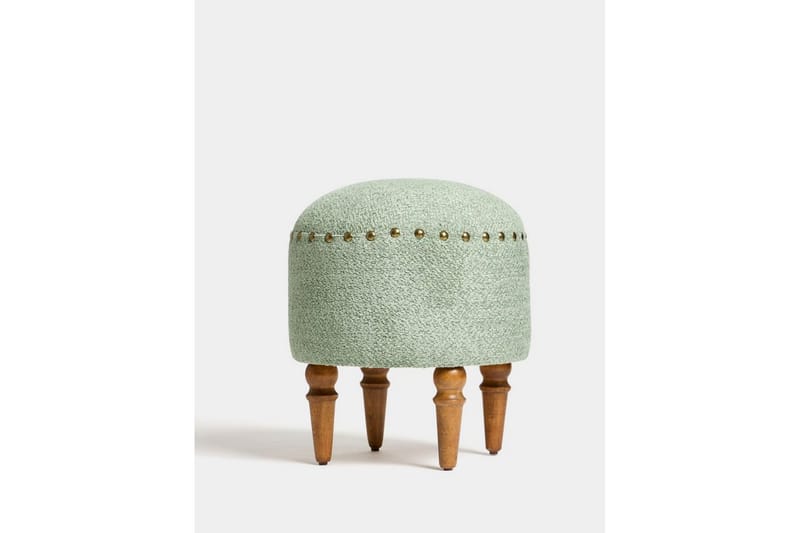 Rubby Fodskammel 38 cm, Grøn