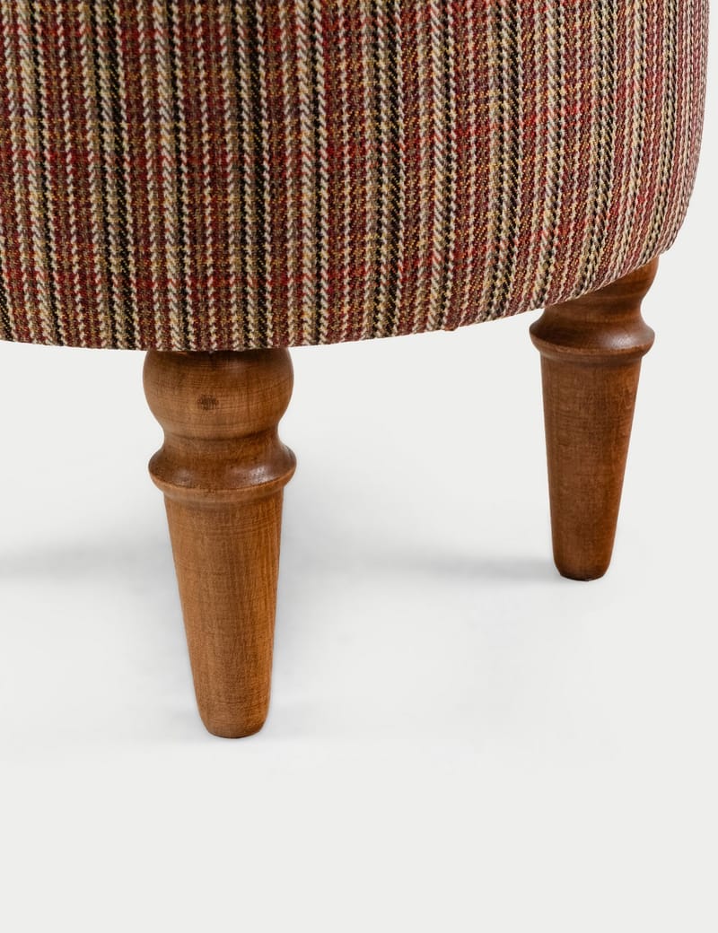 Rubby siddepuf 38 cm rund - Flerfarvet - Møbler - Stole & lænestole - Taburet & skammel - Puf