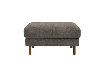 Scandi fodskammel i chenille - Grå - Møbler - Stole & lænestole - Taburet & skammel - Puf