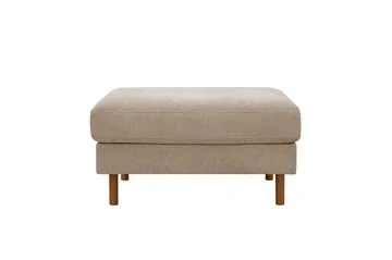 Scandi fodskammel i stof - Beige - Møbler - Stole & lænestole - Taburet & skammel - Puf
