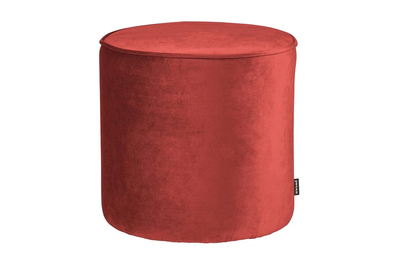 Serra skammel høj, velour / Mørk lyserød