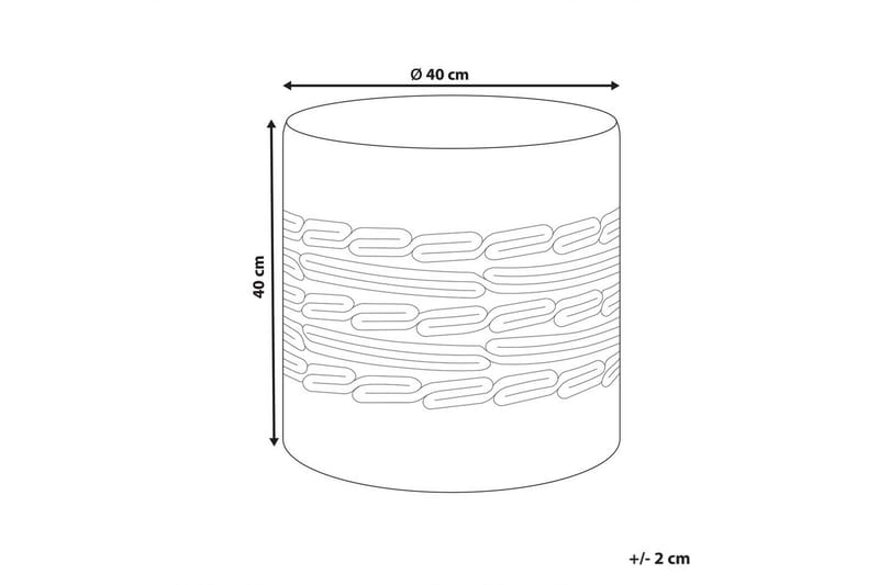 Siddeskammel Abtin - Møbler - Stole & lænestole - Taburet & skammel - Ottoman