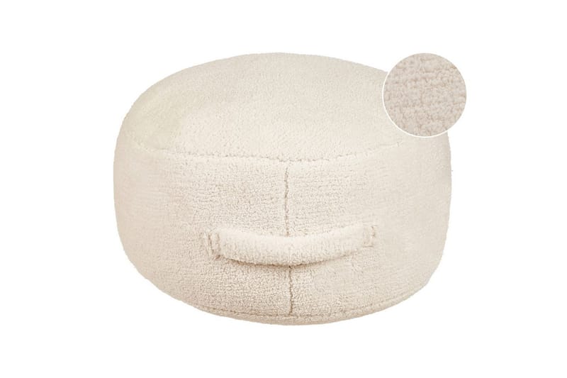 Siddeskammel Adlana Lys beige - Lys beige - Møbler - Stole & lænestole - Taburet & skammel - Ottoman